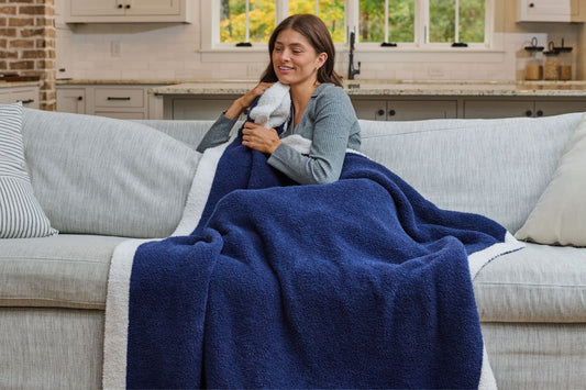 Cozy Stretch Throw Blanket