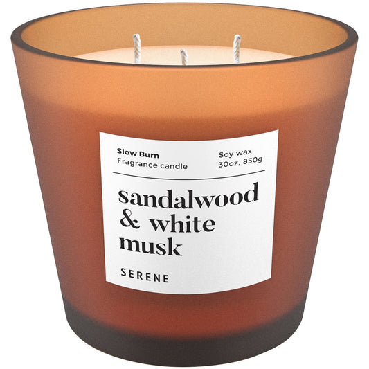 Sandalwood & White Musk Luxury Candle