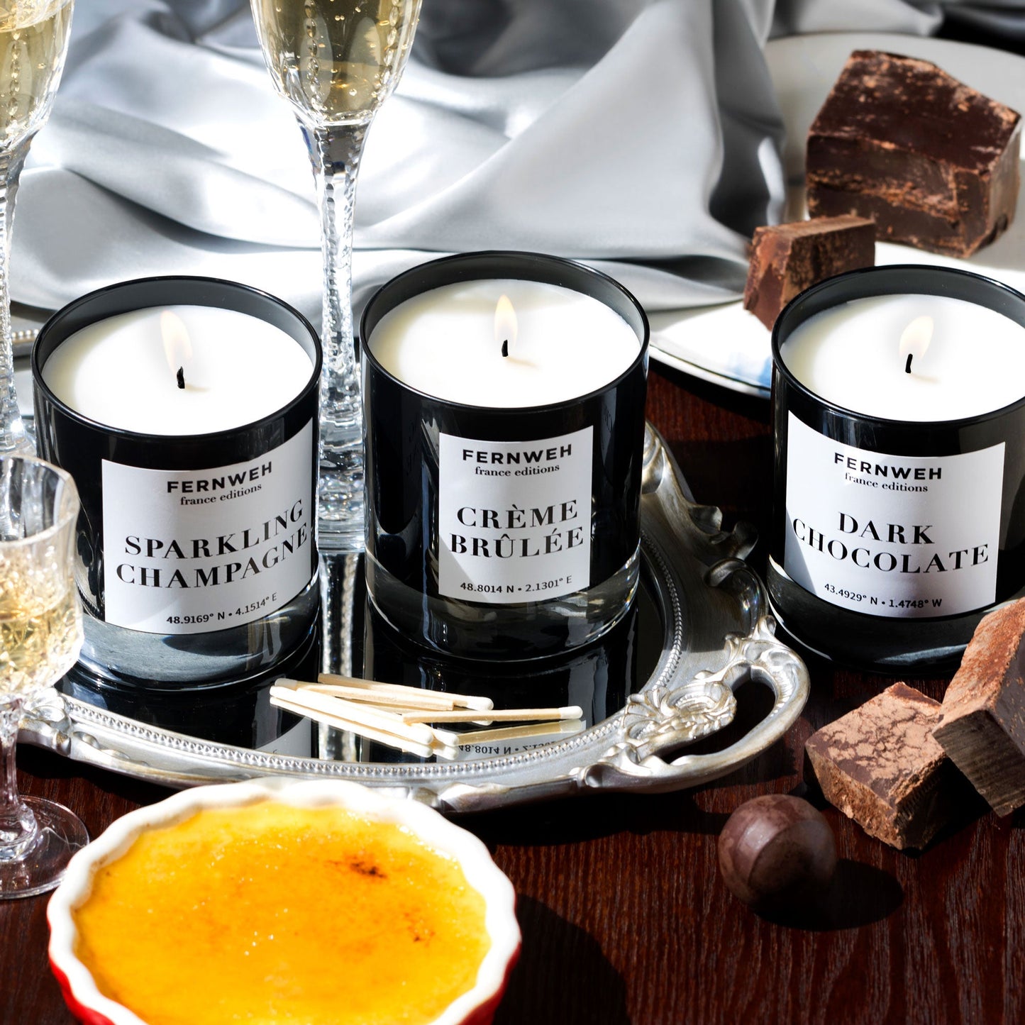 Dark Chocolate Scented Soy Candle