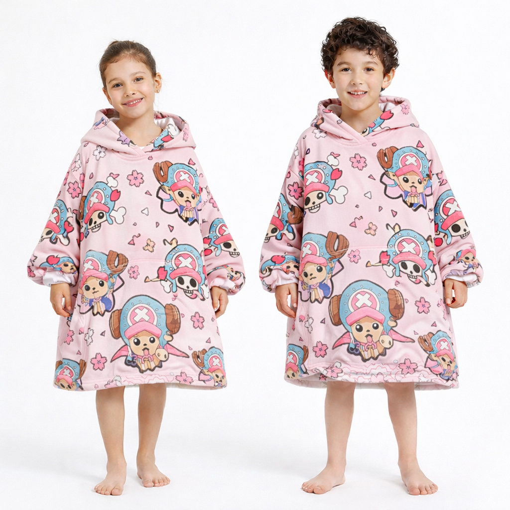 Tony Chopper One Piece Wearable Blanket Hoodie for Kids & Adults | OLM Toys - Cozy Ritual
