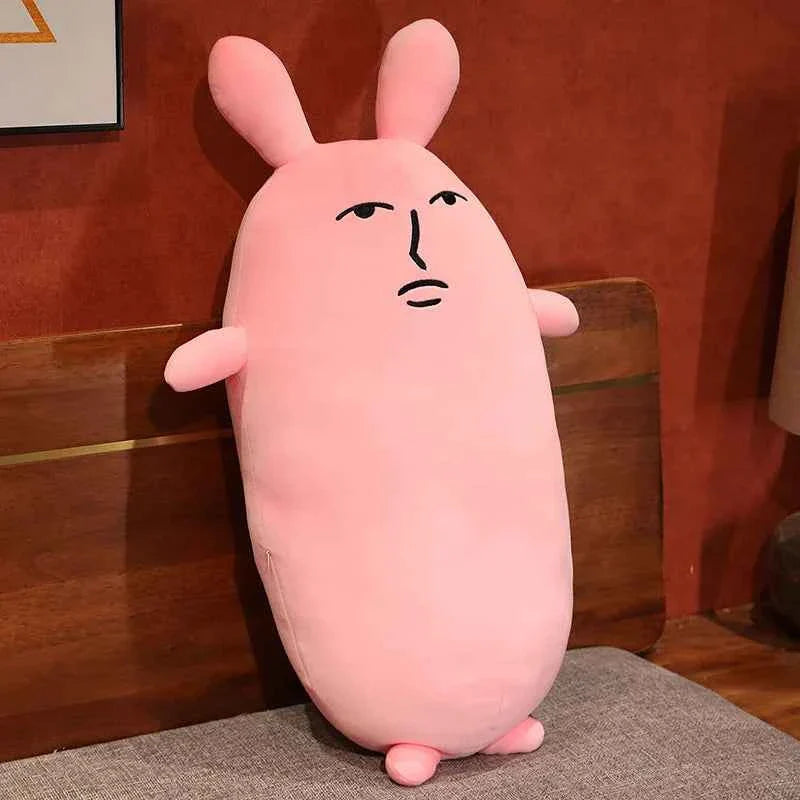 Creative Pink Rabbit Plush Toys Cute Bunny Long Pillow Soft