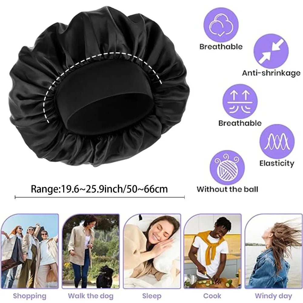 Heatless Curling Rod Headband Soft Hair Curler No Heat Hair Rollers Lazy Curls Sleeping  Flexi Rods with Bonnet Styling Tools