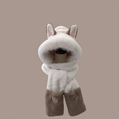 Forest Fox Hoodie Scarf