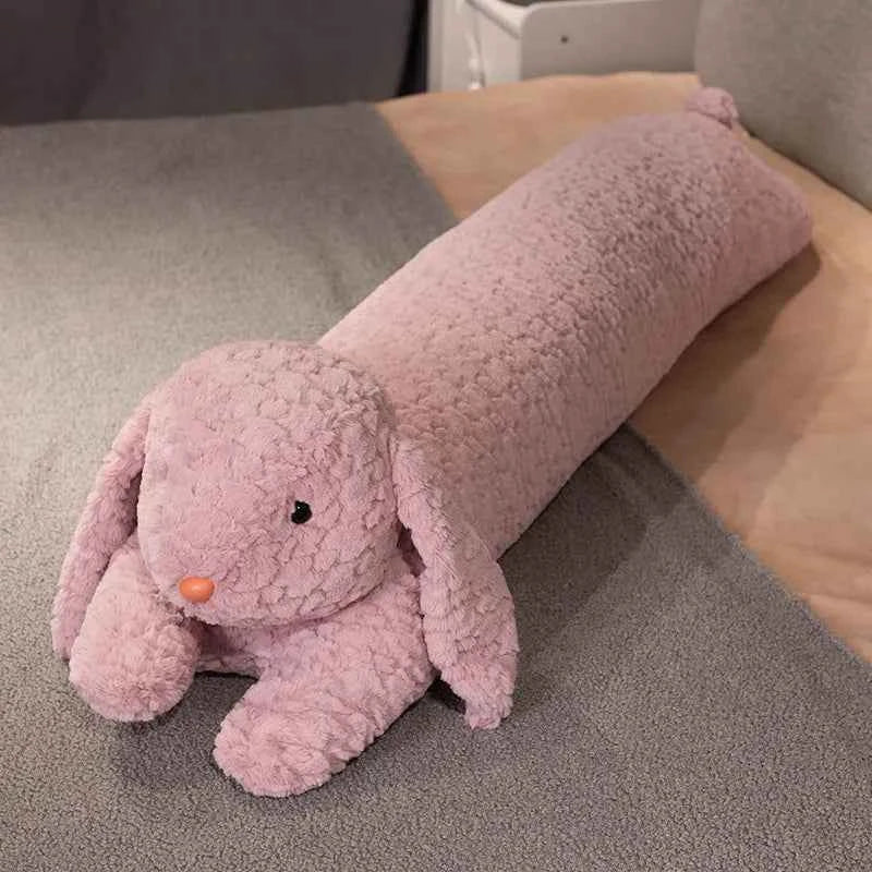 Kawaii Long Gaint Curly Animal Bunny Plush Pillow Doll Bear