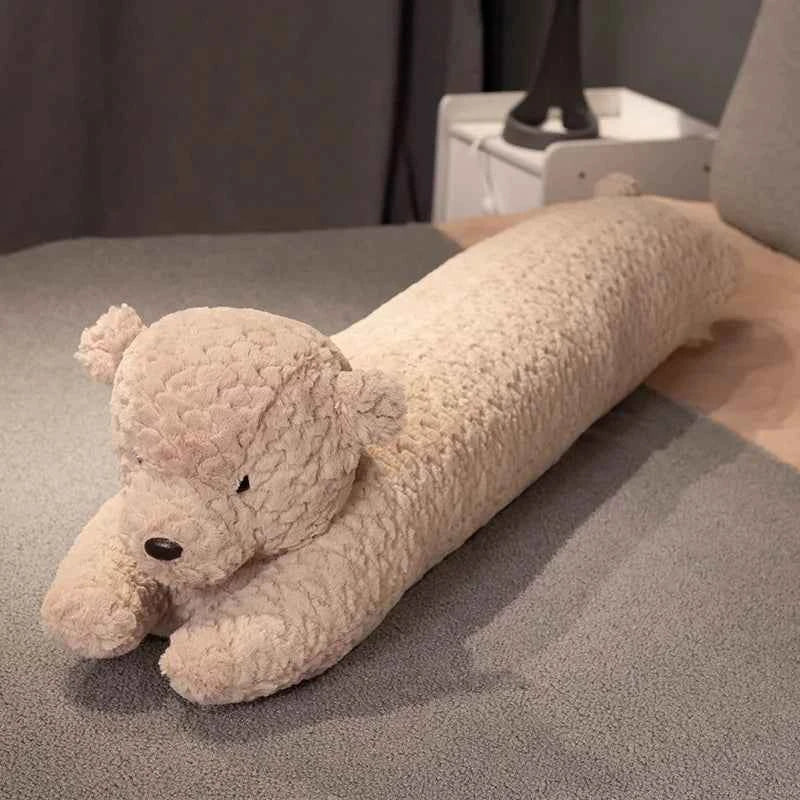 Kawaii Long Gaint Curly Animal Bunny Plush Pillow Doll Bear