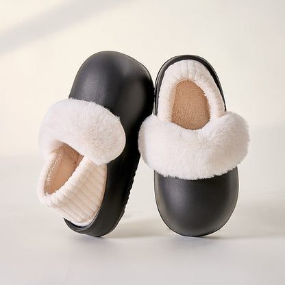 Men's Waterproof Detachable Cotton Slippers