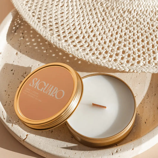 Saguaro Travel Tin Candle