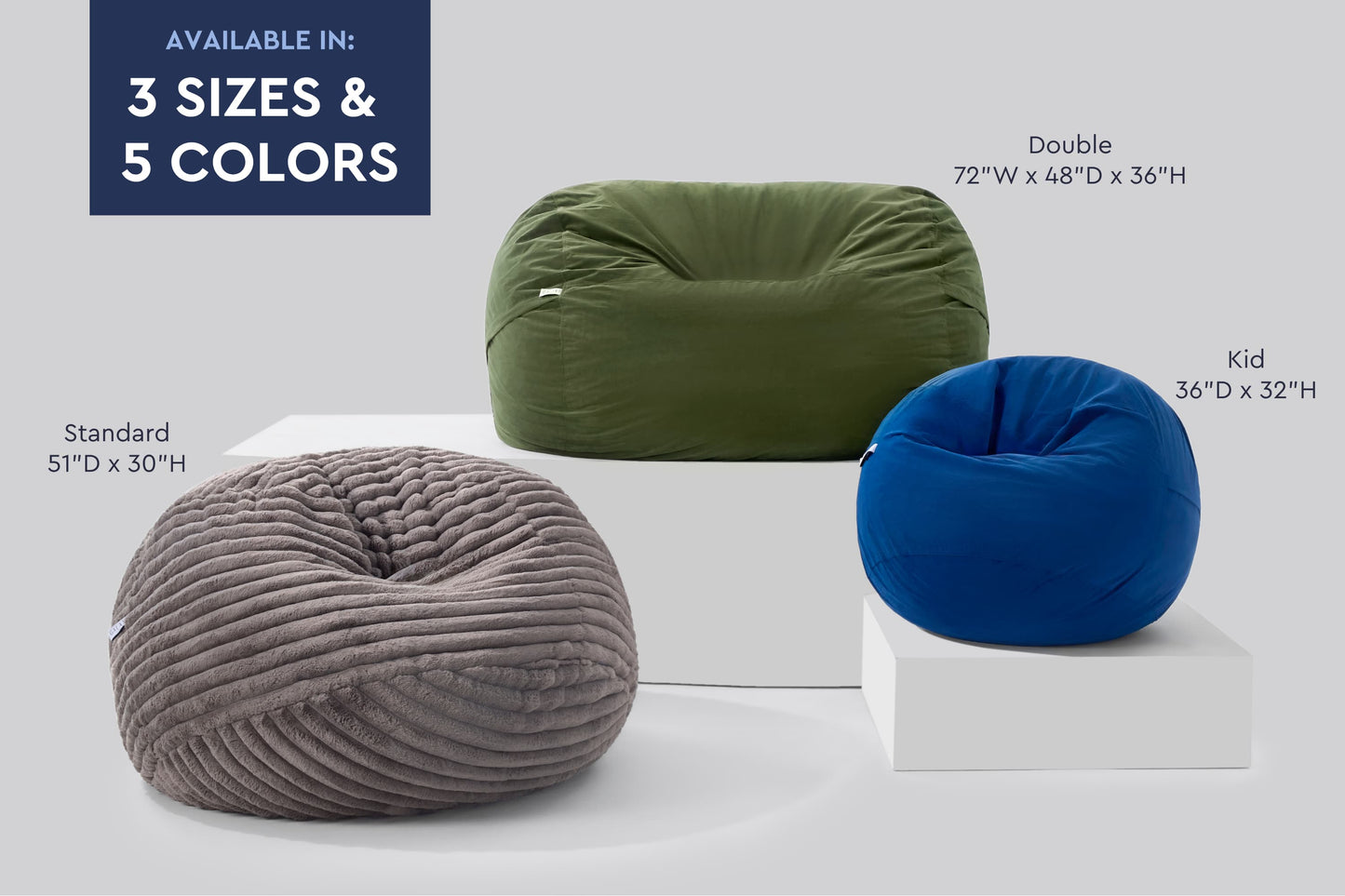 Classic Bean Bag Chair (Standard)