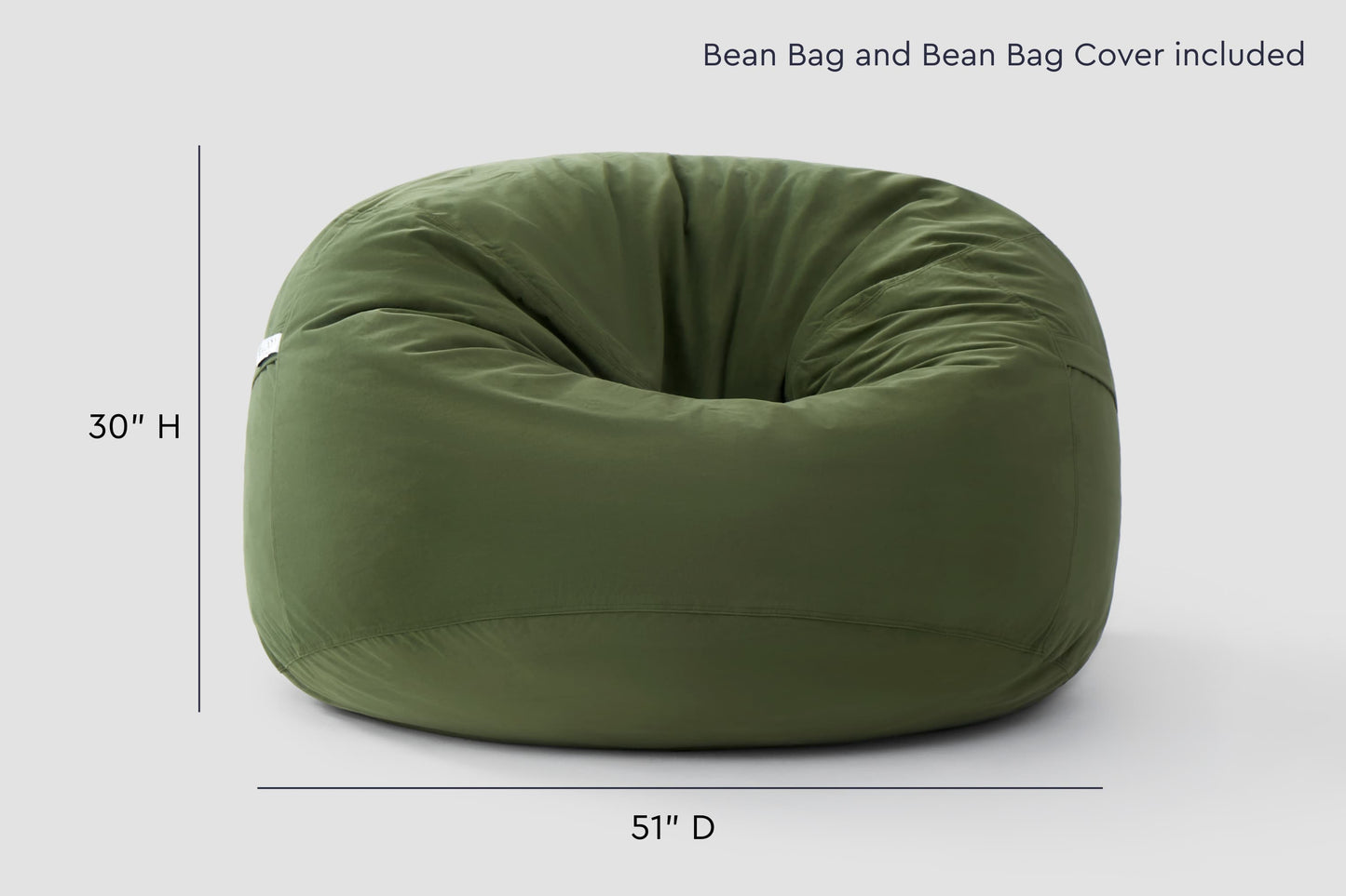 Classic Bean Bag Chair (Standard)