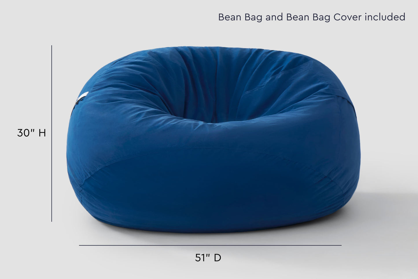Classic Bean Bag Chair (Standard)