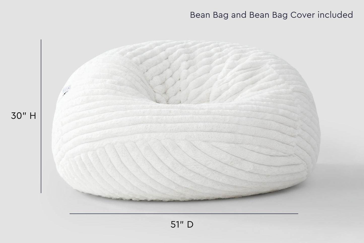 Classic Bean Bag Chair (Standard)