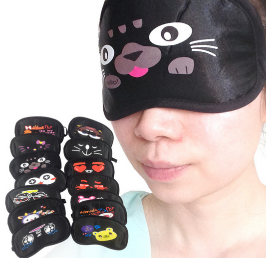 Cartoon Sleep Mask - Light Blocking Eye Mask