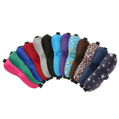 Comfortable Sleep Mask Natural Sleeping Adjustable Eye Mask Lightweight Cover Eye Patch Unisex Blindfold Travel Mask