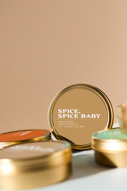 Spice Spice Baby Travel Tin Candle (Second Sale)