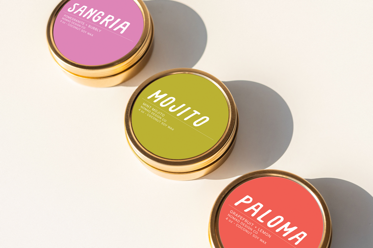 Sangria Travel Tin Candle