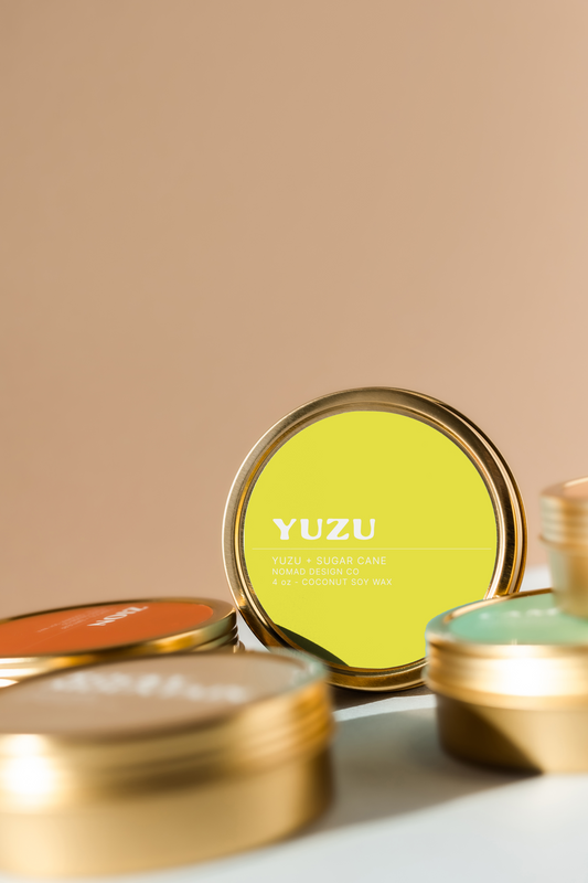 Yuzu Travel Tin Candle